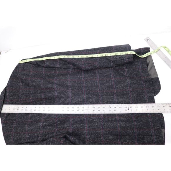 Vintage Christian Dior sport coat Men's 46R windowpane two button plaid  notch - Picture 7 of 12